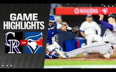 Rockies vs. Blue Jays Game Highlights (4/14/24) | MLB Highlights