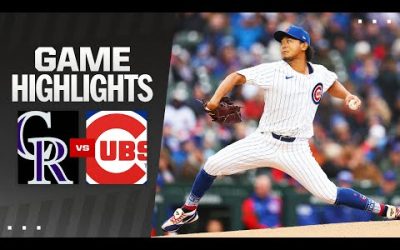 Rockies vs. Cubs Game Highlights (4/1/24) | MLB Highlights