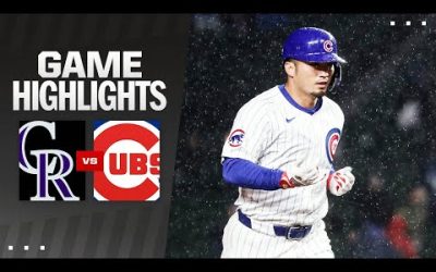 Rockies vs. Cubs Game Highlights (4/3/24) | MLB Highlights