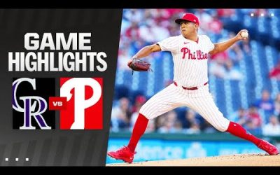 Rockies vs. Phillies Game Highlights (4/16/24) | MLB Highlights