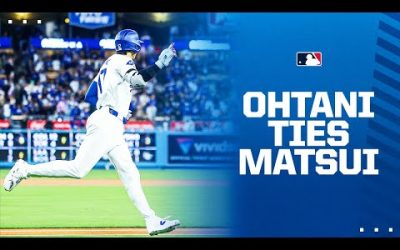 Shohei Ohtani ties Hideki Matsui for most home runs by a Japanese-born player! | 大谷翔平ハイライト