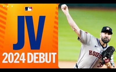 The Astros pick up the win in Justin Verlander’s 2024 season debut!