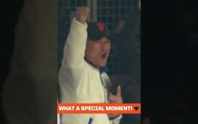 The Son of the Wind watches the Grandson of the Wind’s first career MLB homer! 🫶