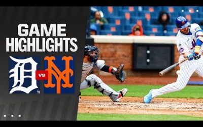 Tigers vs. Mets Game 1 Highlights (4/4/24) | MLB Highlights