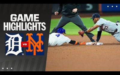 Tigers vs. Mets Game Highlights (4/1/24) | MLB Highlights