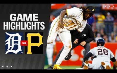 Tigers vs. Pirates Game Highlights (4/8/24) | MLB Highlights