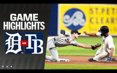 Tigers vs. Rays Game Highlights (4/22/24) | MLB Highlights