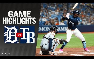 Tigers vs. Rays Game Highlights (4/23/24) | MLB Highlights