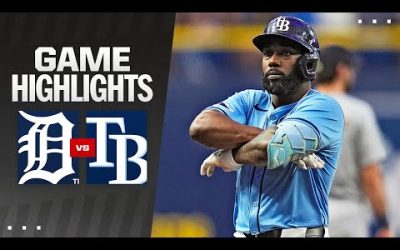 Tigers vs. Rays Game Highlights (4/24/24) | MLB Highlights