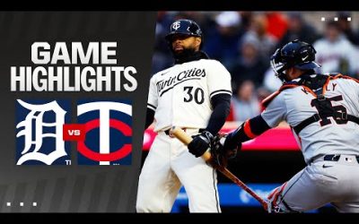 Tigers vs. Twins Game Highlights (4/19/24) | MLB Highlights