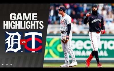 Tigers vs. Twins Game Highlights (4/20/24) | MLB Highlights