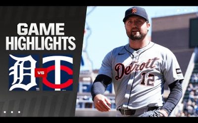 Tigers vs. Twins Game Highlights (4/21/24) | MLB Highlights