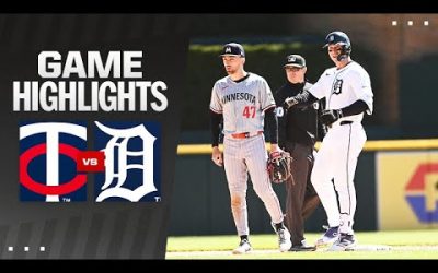 Twins vs. Tigers Game 1 Highlights (4/13/24) | MLB Highlights