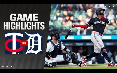 Twins vs. Tigers Game 2 Highlights (4/13/24) | MLB Highlights