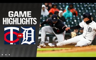 Twins vs. Tigers Game Highlights (4/12/24) | MLB Highlights