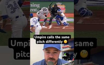 Umpire calls the same pitch two different ways, a breakdown