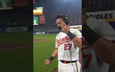 Walk-off heroes are always in the splash zone at Camden Yards.