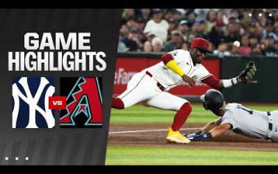 Yankees vs. D-backs Game Highlight (4/1/24) | Game Highlights