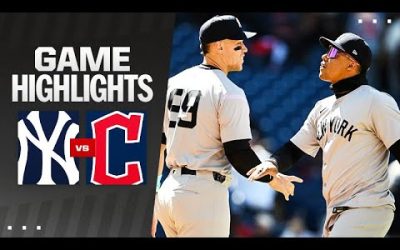 Yankees vs. Guardians Game 1 Highlights (4/13/24) | MLB Highlights