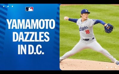 Yoshinobu Yamamoto strikes out 7 in second career victory!