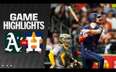 A’s vs. Astros Game Highlights (5/13/24) | MLB Highlights