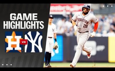 Astros vs. Yankees Game Highlights (5/9/24) | MLB Highlights