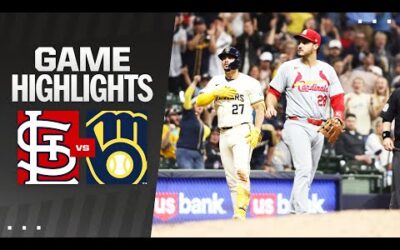 Cardinals vs. Brewers Game Highlights (5/10/24) | MLB Highlights