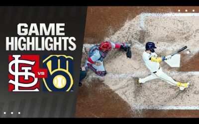 Cardinals vs. Brewers Game Highlights (5/9/24) | MLB Highlights