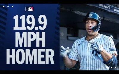 Giancarlo Stanton, you are RIDICULOUS! (Hardest hit ball of the season!)