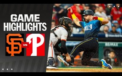 Giants vs. Phillies Game Highlights (5/3/24) | MLB Highlights