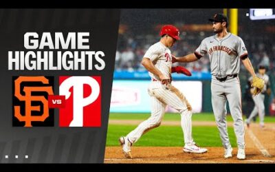 Giants vs. Phillies Game Highlights (5/4/24) | MLB Highlights