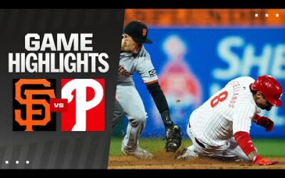 Giants vs. Phillies Game Highlights (5/5/24) | MLB Highlights