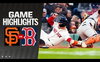 Giants vs. Red Sox Game Highlights (4/30/24) | MLB Highlights