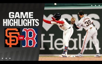 Giants vs. Red Sox Game Highlights (5/1/24) | MLB Highlights