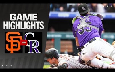 Giants vs. Rockies Game Highlights (5/8/24) | MLB Highlights