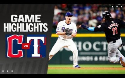 Guardians vs. Rangers Game Highlights (5/13/24) | MLB Highlights