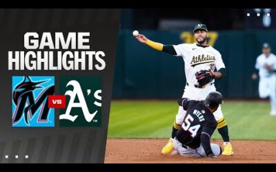 Marlins vs. A’s Game Highlights (5/3/24) | MLB Highlights