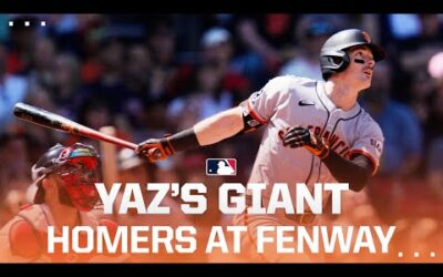 Mike Yastrzemski Homers at Fenway Park AGAIN! (2019 and 2024)