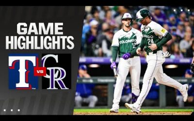 Rangers vs. Rockies Game Highlights (5/11/24) | MLB Highlights