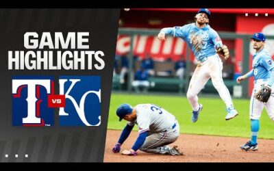 Rangers vs. Royals Game Highlights (5/5/24) | MLB Highlights