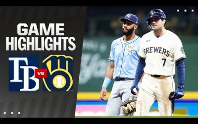 Rays vs. Brewers Game Highlights (4/30/24) | MLB Highlights