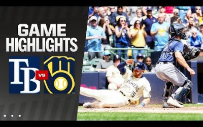 Rays vs. Brewers Game Highlights (5/1/24) | MLB Highlights