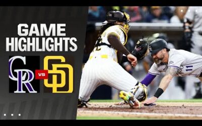 Rockies vs. Padres Game Highlights (5/13/24) | MLB Highlights