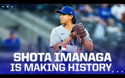 Shota Imanaga is MAKING HISTORY! (5-0, 0.78 ERA so far in MLB career!) 今永昇太