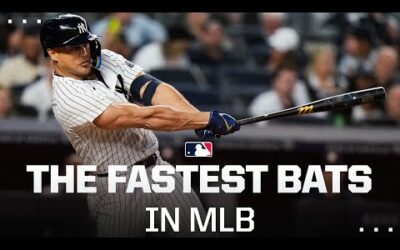 The Fastest Bat Speeds in MLB! (Giancarlo Stanton topping MLB in average bat speed!)