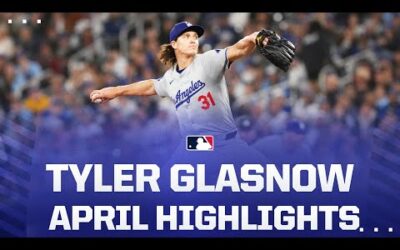 Tyler Glasnow was DEALING in April! (14Ks vs. Twins, 8 Inning shutout vs. Mets, and more!)