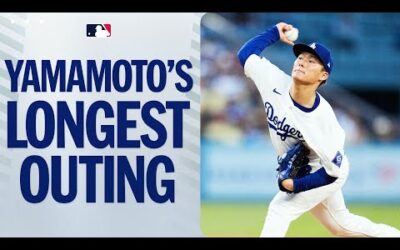 Yoshinobu Yamamoto deals 8 innings for the Dodgers! | 山本由伸ハイライト