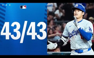 43/43! Shohei Ohtani homers & steals a base in the same game for the 11th time in 2024! | 大谷翔平ハイライト