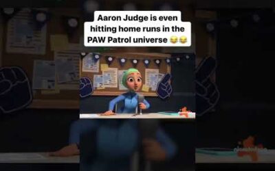 Aaron Judge hitting homers in his PAW Patrol spin-off ep is the content you didn’t know you needed 😂