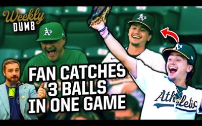 A’s fan catches three balls in one inning & Danny Jansen makes history for the Red Sox | Weekly Dumb